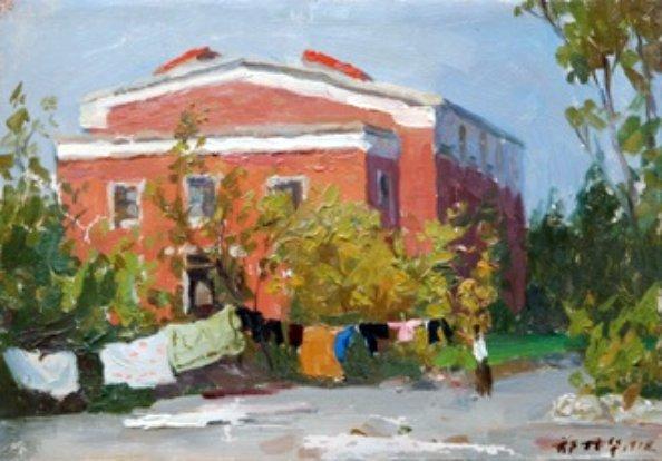 My Art School 101/2 X 71/4 1978 Oil Collected by Guangzhou Academy of Fine Arts